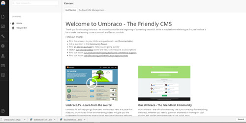 Umbraco BackOffice