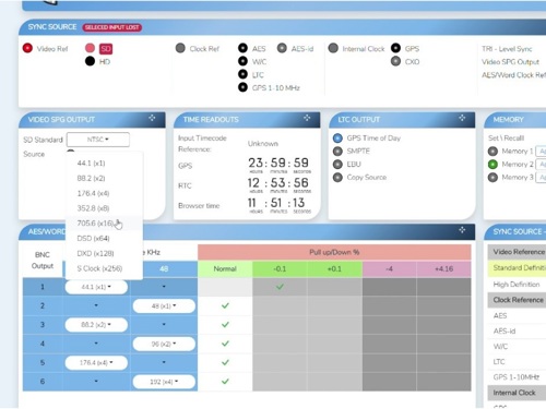 SyncroGenius Mark2 Dashboard